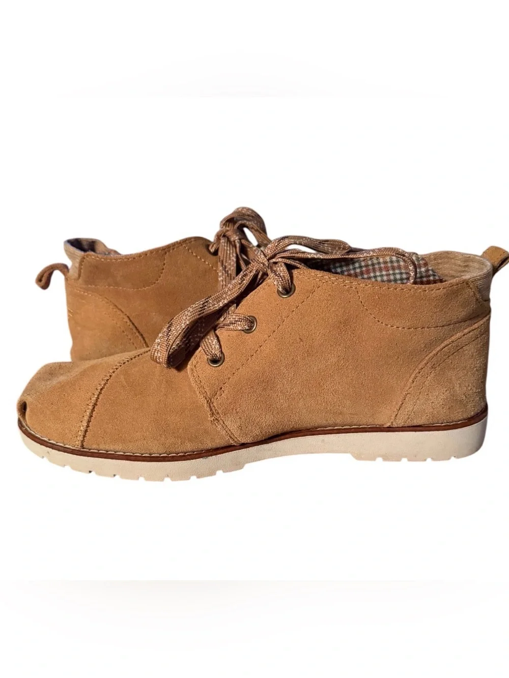BOBS Skechers Chill Lugs Aspen Green Chestnut Leather Chukka Boots Women’s 9.5